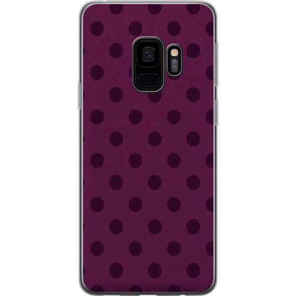 Kompatibelt Mobildeksel til Samsung Galaxy S9 Plommeprikker