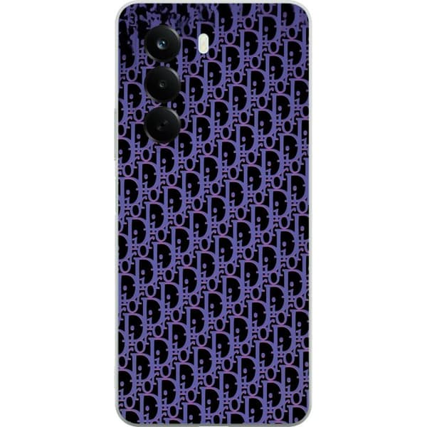 Kompatibelt Mobildeksel til OnePlus Nord CE6 Lite Moderneluksuriøst monogram i stilrent design