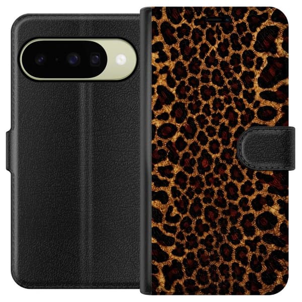 Kompatibel Tegnebogsetui til Google Pixel 10 Leopardikon