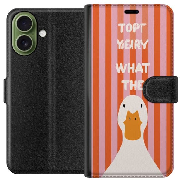 Kompatibelt Lommeboketui til Apple iPhone 17 What The Duck