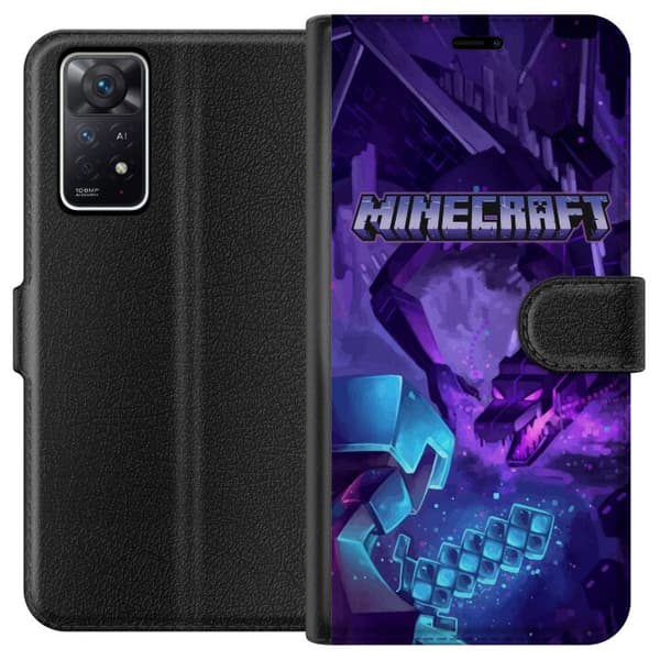Kompatibelt Plånboksfodral till Xiaomi Redmi Note 11 Pro 5G Minecraft