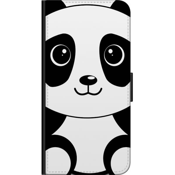 Kompatibelt Plånboksfodral till Samsung Galaxy A20s Panda