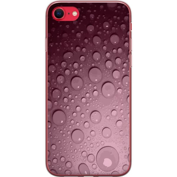 Kompatibelt Mobildeksel til Apple iPhone 8 Rosa vattendroppar