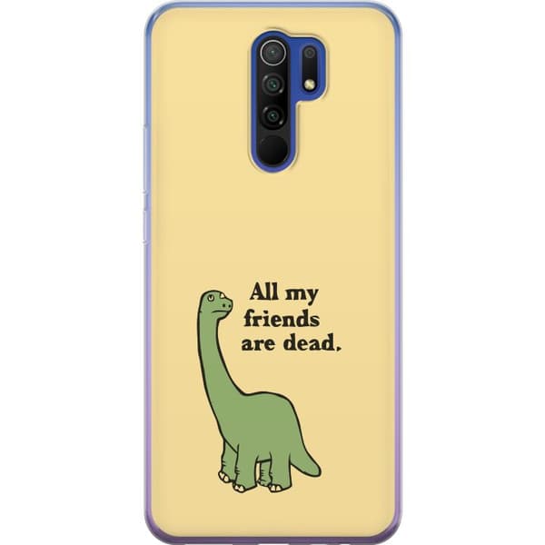 Kompatibelt Mobilskal till Xiaomi Redmi 9 Dinosaurier