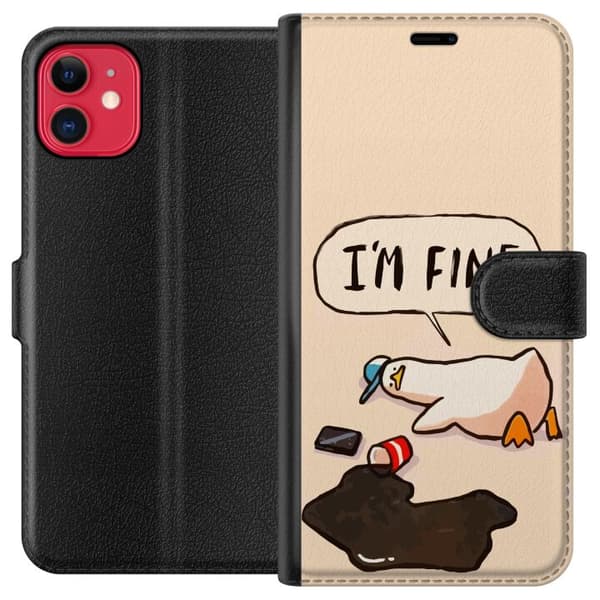 Kompatibelt Plånboksfodral till Apple iPhone 11 Full Anka