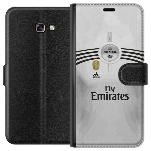 Kompatibel Tegnebogsetui til Samsung Galaxy A3 (2017) Vit fotbollströja