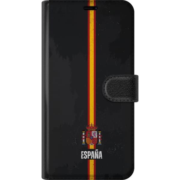 Kompatibelt Lommeboketui til Google Pixel 9 Pro Stilig design med Spanias flagg