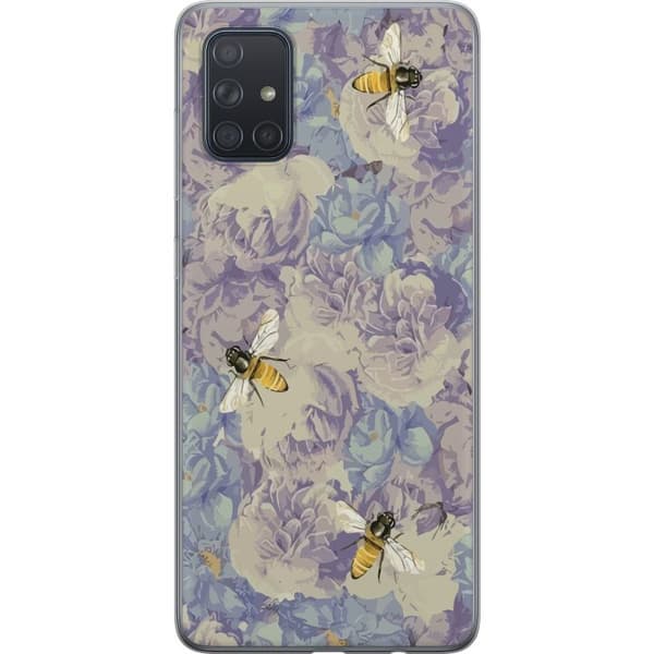 Kompatibelt Mobilskal till Samsung Galaxy A71 Bin Blommor