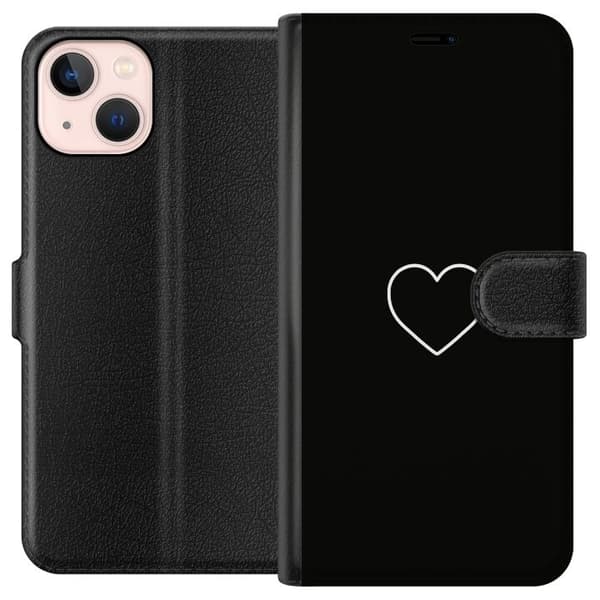 Kompatibelt Plånboksfodral till Apple iPhone 13 mini Hjärta