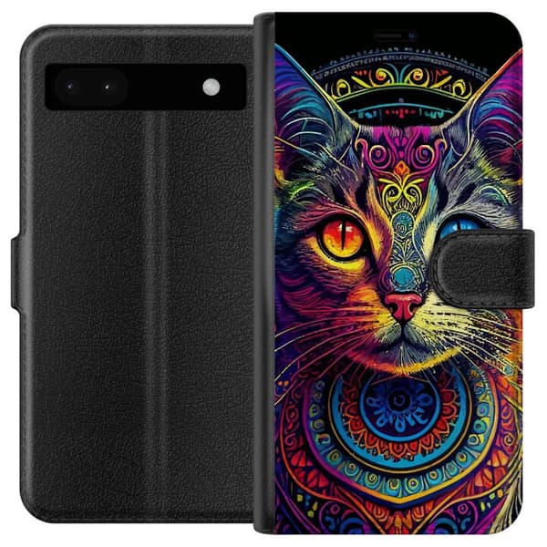 Yhteensopiva Lompakkokotelo Google Pixel 6a Kissa