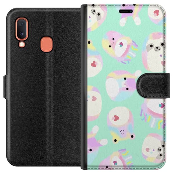 Kompatibelt Lommeboketui til Samsung Galaxy A20e Squishmallow