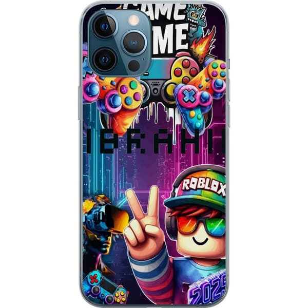 Kompatibelt Mobildeksel til Apple iPhone 12 Pro Max Neon Gamer-kunst