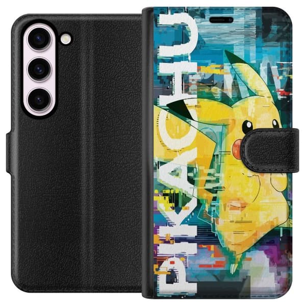Kompatibelt Lommeboketui til Samsung Galaxy S23 Pikachu