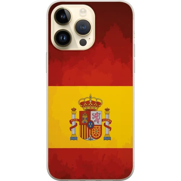 Kompatibelt Mobildeksel til Apple iPhone 14 Pro Max Flaggdesign med Spanias nasjonale symboler