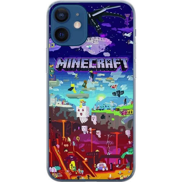 Yhteensopiva Puhelinkuori Apple iPhone 12 mini Minecraft