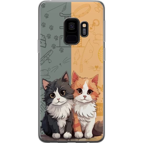 Kompatibelt Mobildeksel til Samsung Galaxy S9 Katter