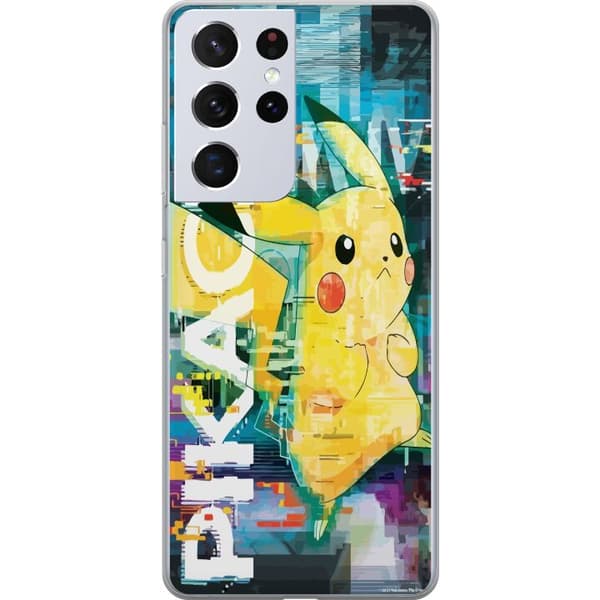 Kompatibelt Mobildeksel til Samsung Galaxy S21 Ultra 5G Pikachu