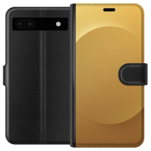 Yhteensopiva Lompakkokotelo Google Pixel 6a Kulta Piste