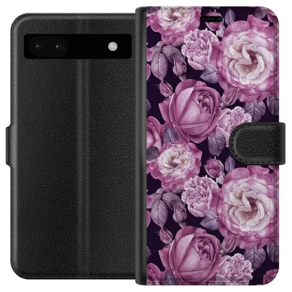 Kompatibel Tegnebogsetui til Google Pixel 6a Blomster