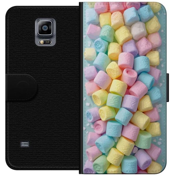 Kompatibel Tegnebogsetui til Samsung Galaxy Note 4 Sød slik design med skumfiduser