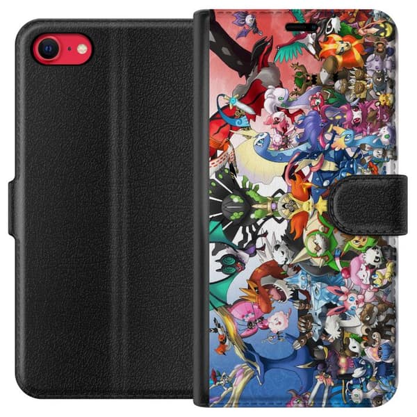 Kompatibelt Lommeboketui til Apple iPhone SE (2022) Pokemon
