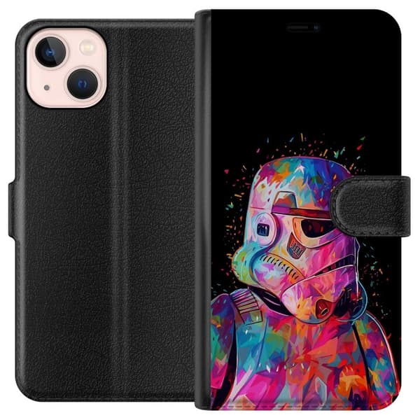 Kompatibelt Plånboksfodral till Apple iPhone 13 mini Star Wars Stormtrooper