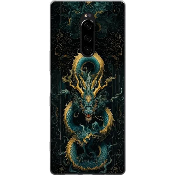 Kompatibelt Mobildeksel til Sony Xperia 1 Asiatisk drake