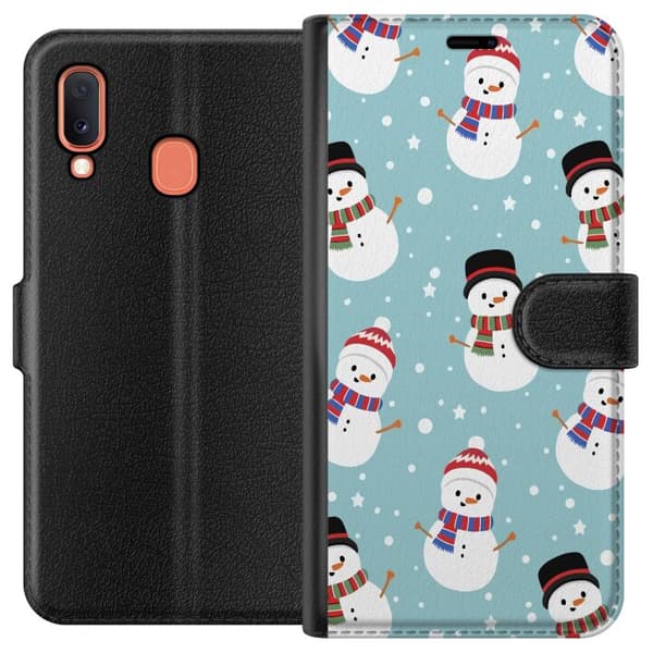 Kompatibelt Lommeboketui til Samsung Galaxy A20e God Jul