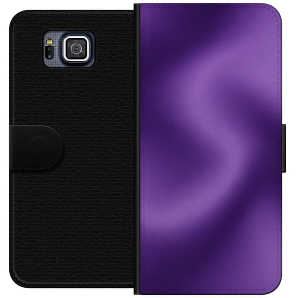Kompatibelt Plånboksfodral till Samsung Galaxy Alpha Purple Motion