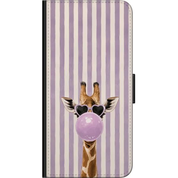 Kompatibel Tegnebogsetui til OnePlus 7T Giraff med tuggummibubbla