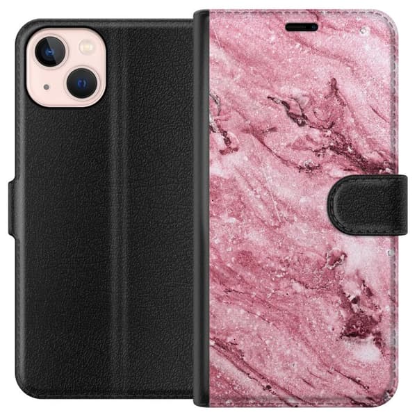 Kompatibelt Plånboksfodral till Apple iPhone 13 mini Rosa