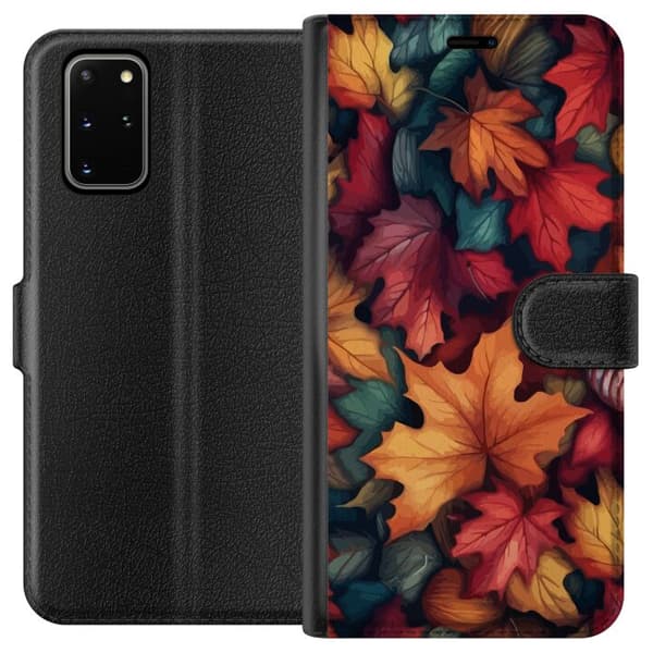 Kompatibelt Plånboksfodral till Samsung Galaxy S20+ Höstlöv
