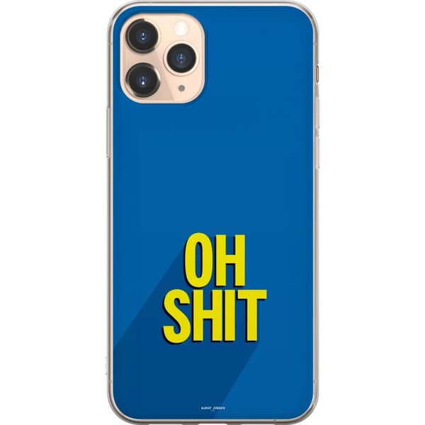 Yhteensopiva Puhelinkuori Apple iPhone 11 Pro Oh Shit text