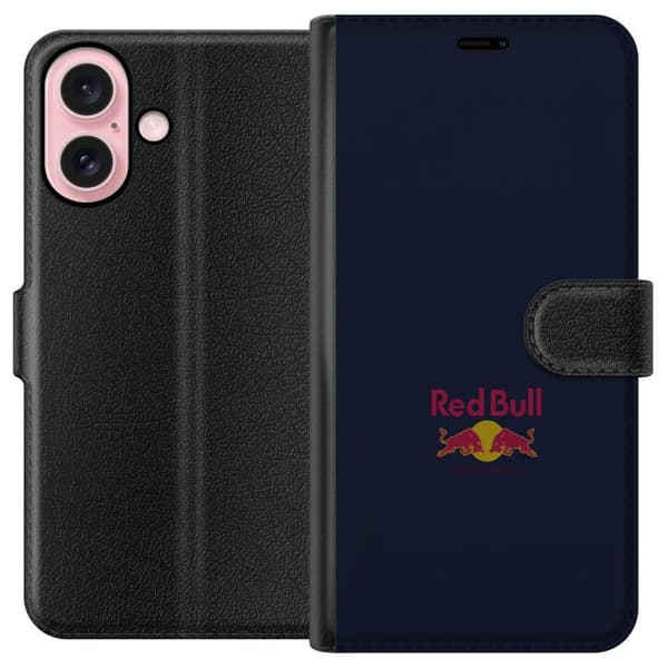 Kompatibelt Lommeboketui til Apple iPhone 16 Sleek racinginspirert design