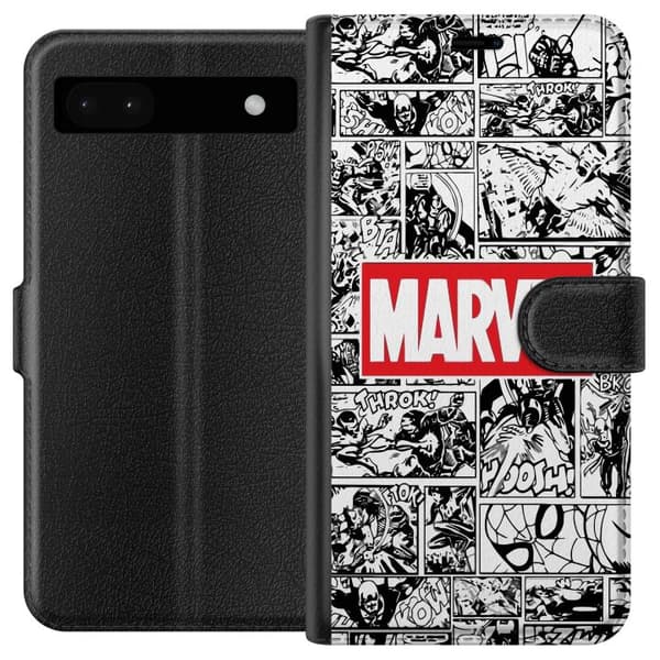 Kompatibel Tegnebogsetui til Google Pixel 6a Marvel