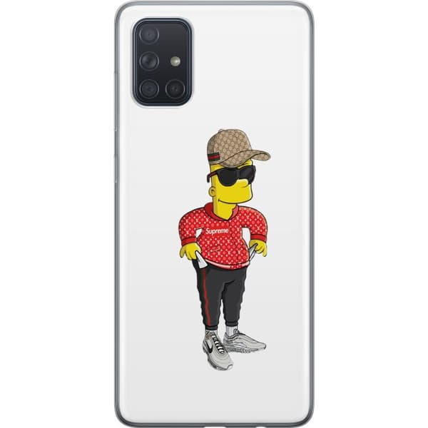 Kompatibelt Mobildeksel til Samsung Galaxy A71 Bart Simpsons SUP