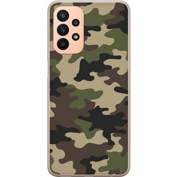 Kompatibelt Mobilskal till Samsung Galaxy A23 Militär