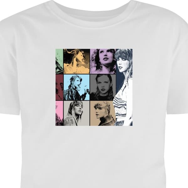 Vuxen-T-shirt Vit Medium Taylor Swift Taylor Swift Vit Medium