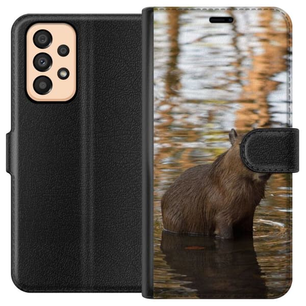 Kompatibel Tegnebogsetui til Samsung Galaxy A33 5G Capybara