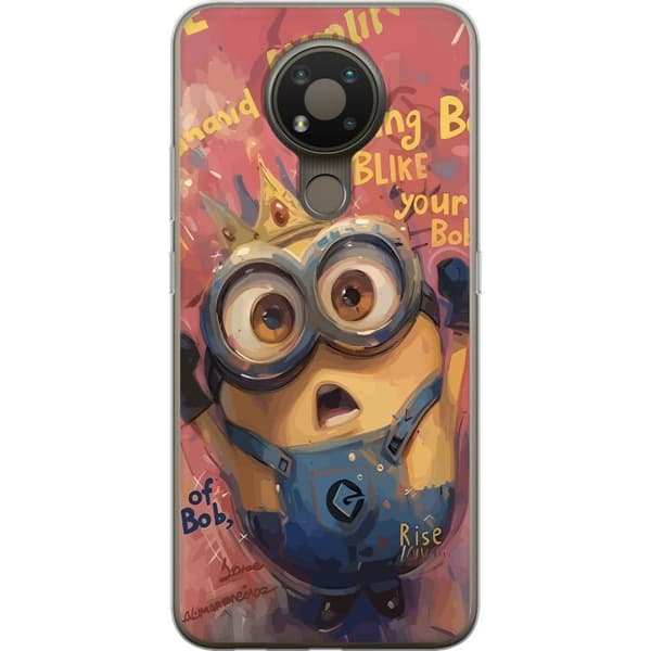 Kompatibelt Mobildeksel til Nokia 3.4 Minion Med Krona