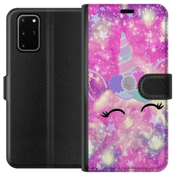 Kompatibelt Plånboksfodral till Samsung Galaxy S20+ Glad Enhörning