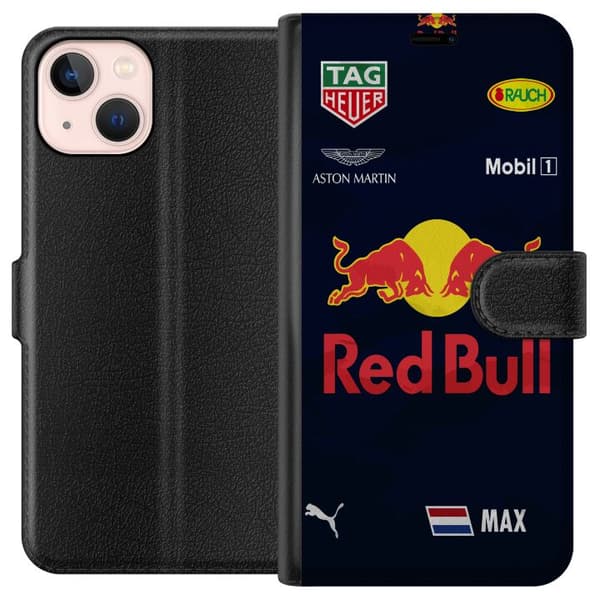 Kompatibelt Plånboksfodral till Apple iPhone 13 mini Red Bull Formula 1