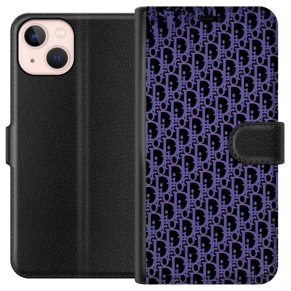 Kompatibelt Lommeboketui til Apple iPhone 13 mini Moderneluksuriøst monogram i stilrent design