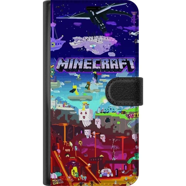 Kompatibelt Plånboksfodral till Samsung Galaxy A12 Minecraft