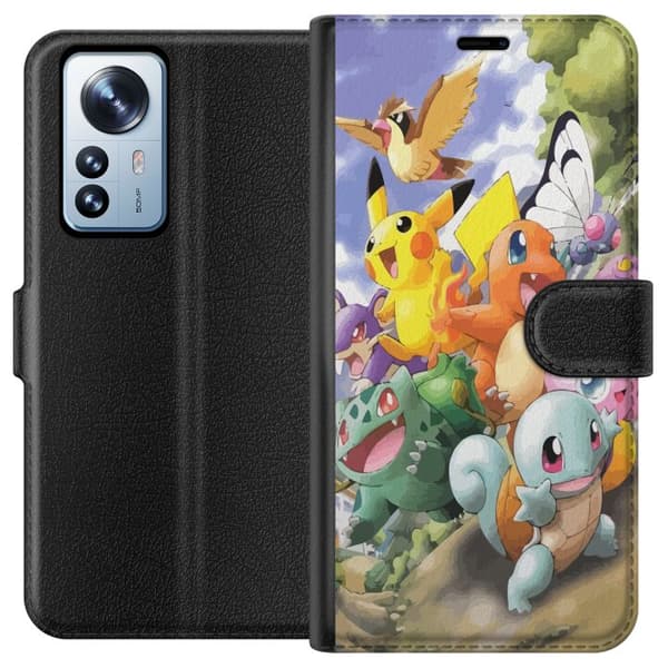 Kompatibel Tegnebogsetui til Xiaomi 12 Pro Pokémon