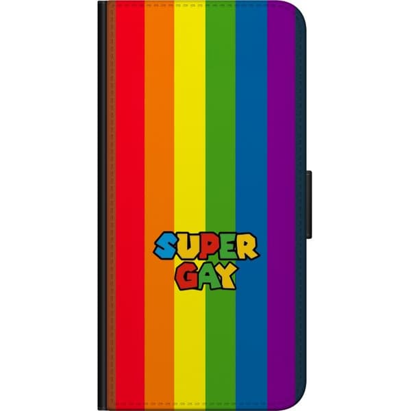 Kompatibel Tegnebogsetui til Huawei nova 8 Pro Super Gay regnbåge