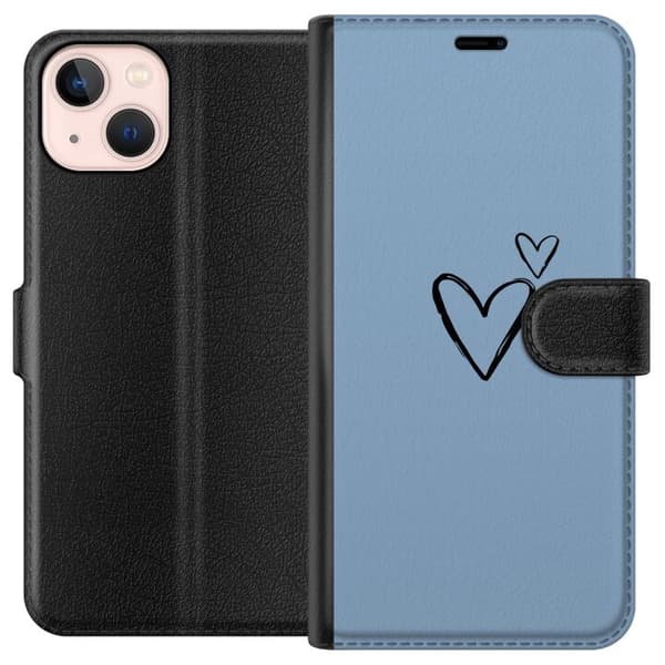 Kompatibelt Plånboksfodral till Apple iPhone 13 mini Hjärta