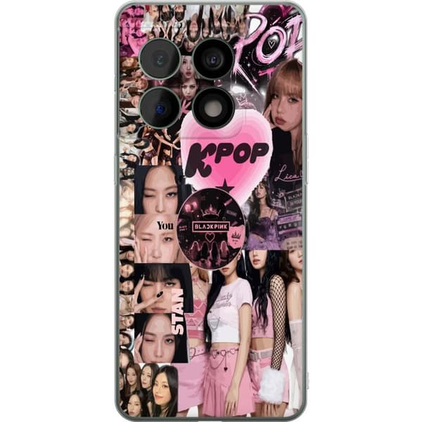 Kompatibelt Mobilskal till OnePlus 10 Pro Rosa K-pop collage