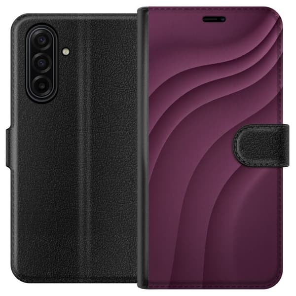 Kompatibelt Lommeboketui til Samsung Galaxy A17 5G Plommebevegelse