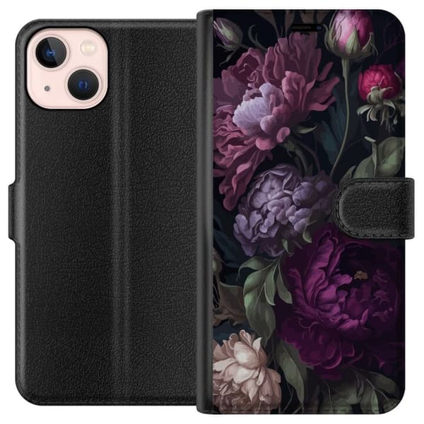 Kompatibelt Plånboksfodral till Apple iPhone 13 mini Blommor